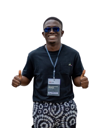 Oluwaferanmi Oladepo speaking at TEDx Talk
